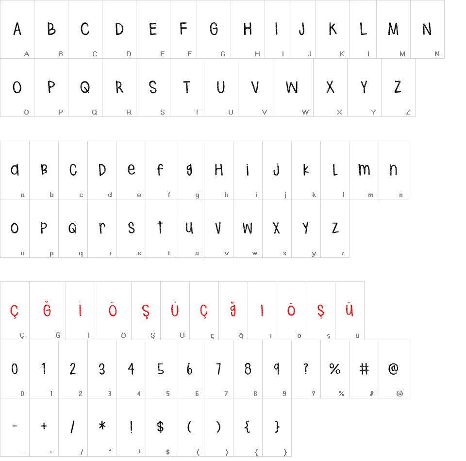 Hodgepodgery Sketched font